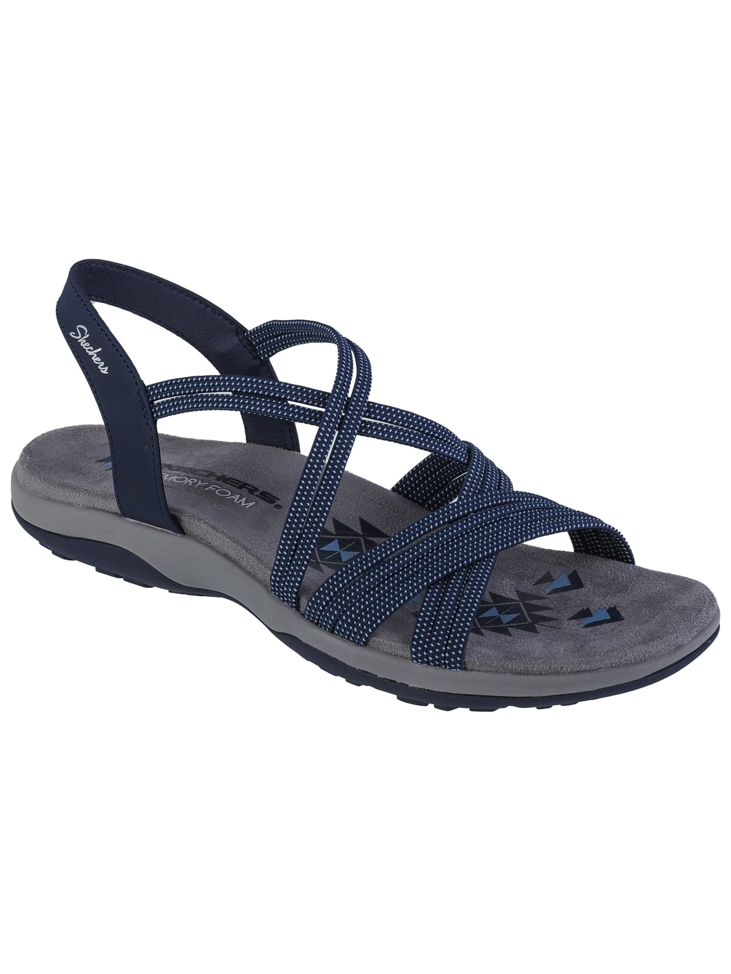 SKECHERS Sandaal 'Skechers Reggae Slim - Turn It Up' in Blauw