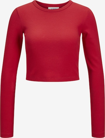 Tricou 'JXFELINE' de la JJXX pe roșu: față