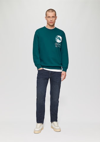 s.Oliver Sweatshirt in Groen