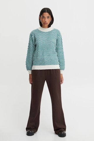 ICHI Strickpullover 'Kamara' in Blau