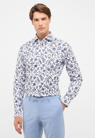 ETERNA Slim fit Zakelijk overhemd in Wit: voorkant