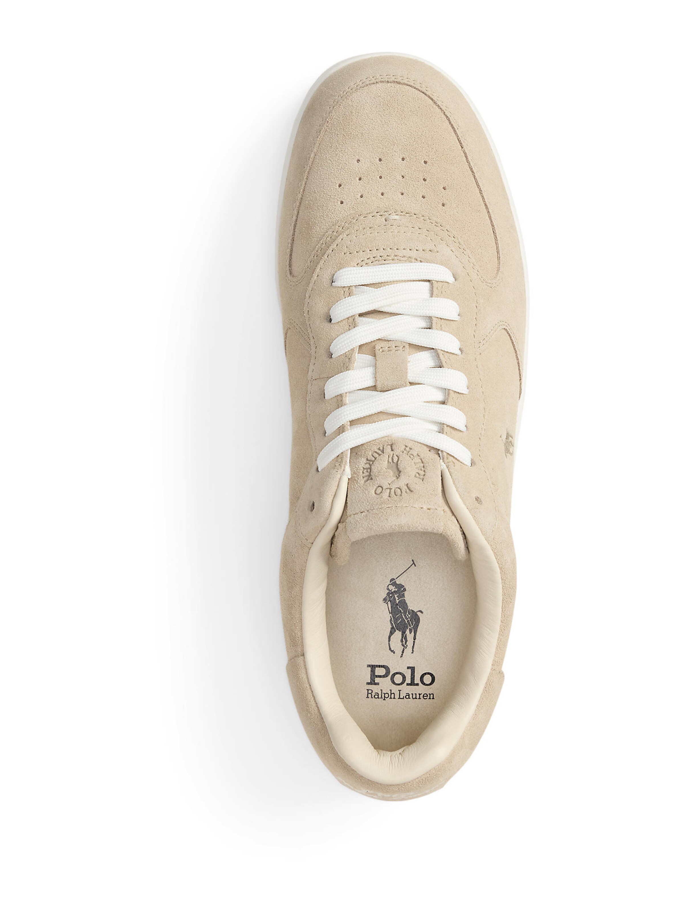 Polo Ralph Lauren Σνίκερ χαμηλό 'MASTERS CRT' σε μπεζ