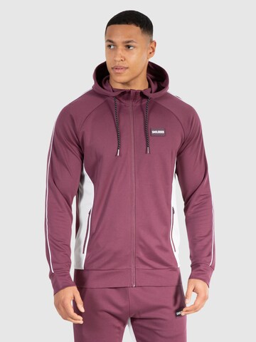 Smilodox Sweatjacke 'Suit Pro' in Lila: predná strana