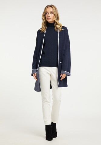 DreiMaster Klassik Knitted Coat in Blue