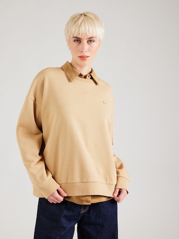 GANT Sweatshirt 'BADGE' (GOTS) in Grün: Vorderseite