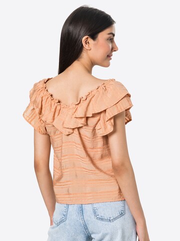 OBJECT Blouse 'Rafia' in Oranje