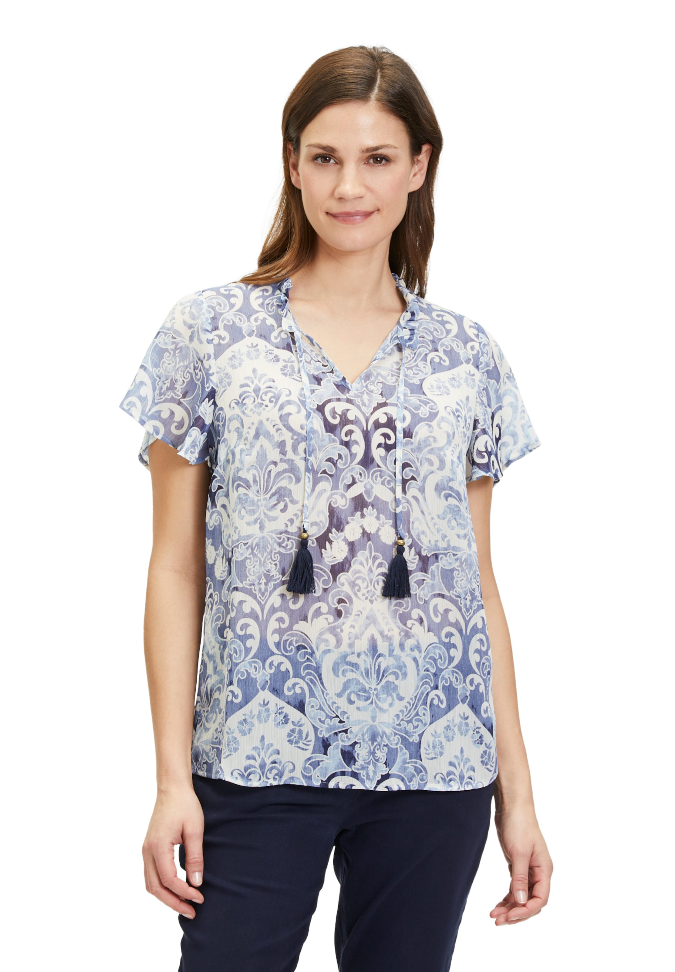 Cartoon Bluse i blå: forside