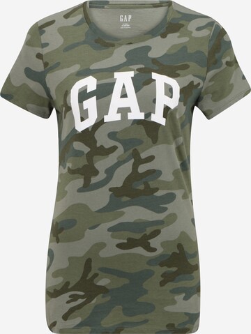 Gap Tall Shirt in Groen: voorkant