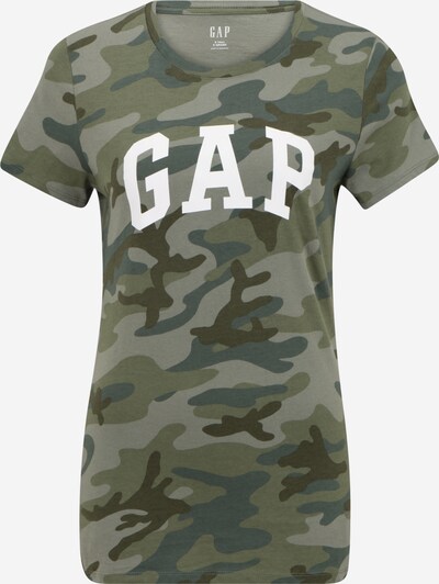 Gap Tall Shirt in Green / Khaki / Olive / White, Item view