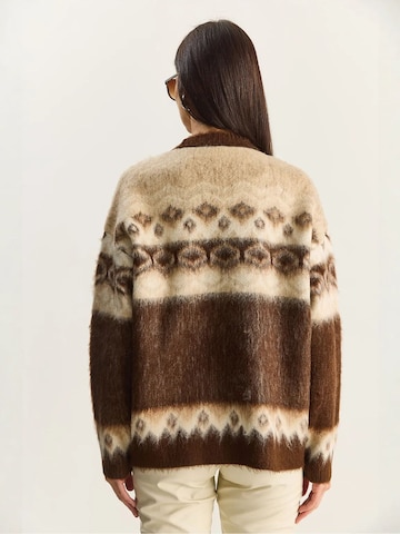 Bianco Lucci Strickjacke in Braun