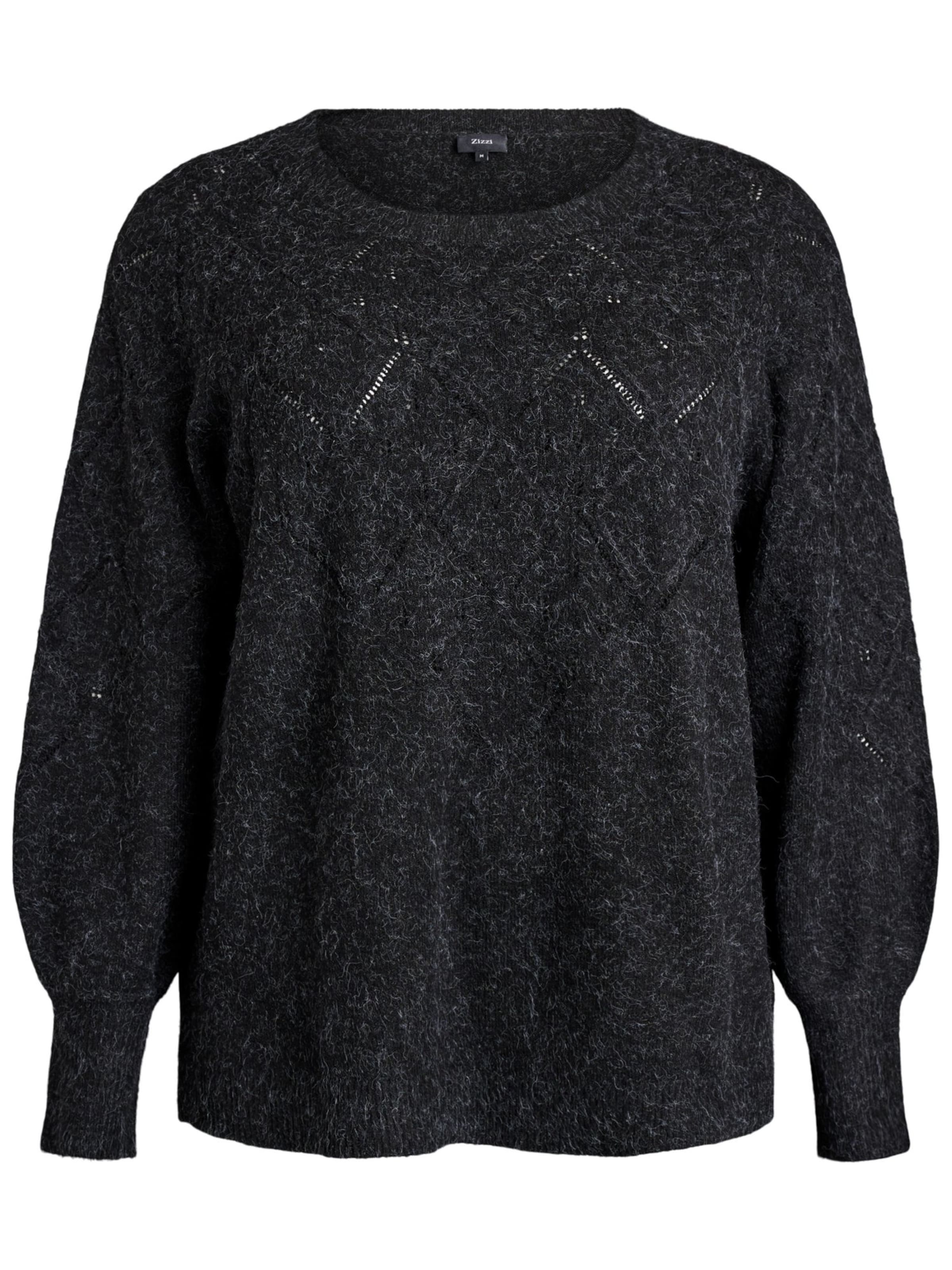 Zizzi Dressipluus 'CASUNNY', värv hall: eest vaates