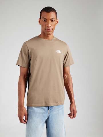 Maglietta 'SIMPLE DOME' di THE NORTH FACE in marrone: frontale