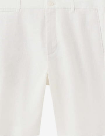 MANGO MAN Shorts 'Carp' in Weiß: Vorderseite