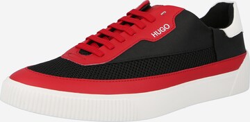 Sneaker low 'Zero' de la HUGO pe roșu: față