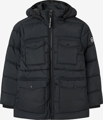 Veste d’hiver 'Grantown' Pepe Jeans en noir : devant