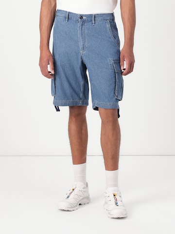 GAP - Ropa ancha Pantalón vaquero cargo en azul: frente