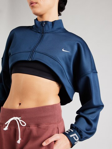 NIKE - Sudadera con cremallera deportiva 'Pro' en azul