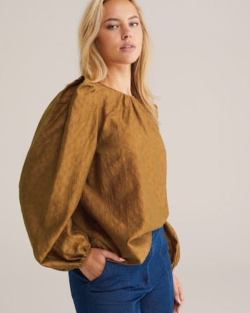 Camicia da donna di WE Fashion in giallo: frontale
