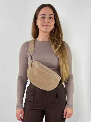 lePelou Gürteltasche 'ARIA large' in Beige