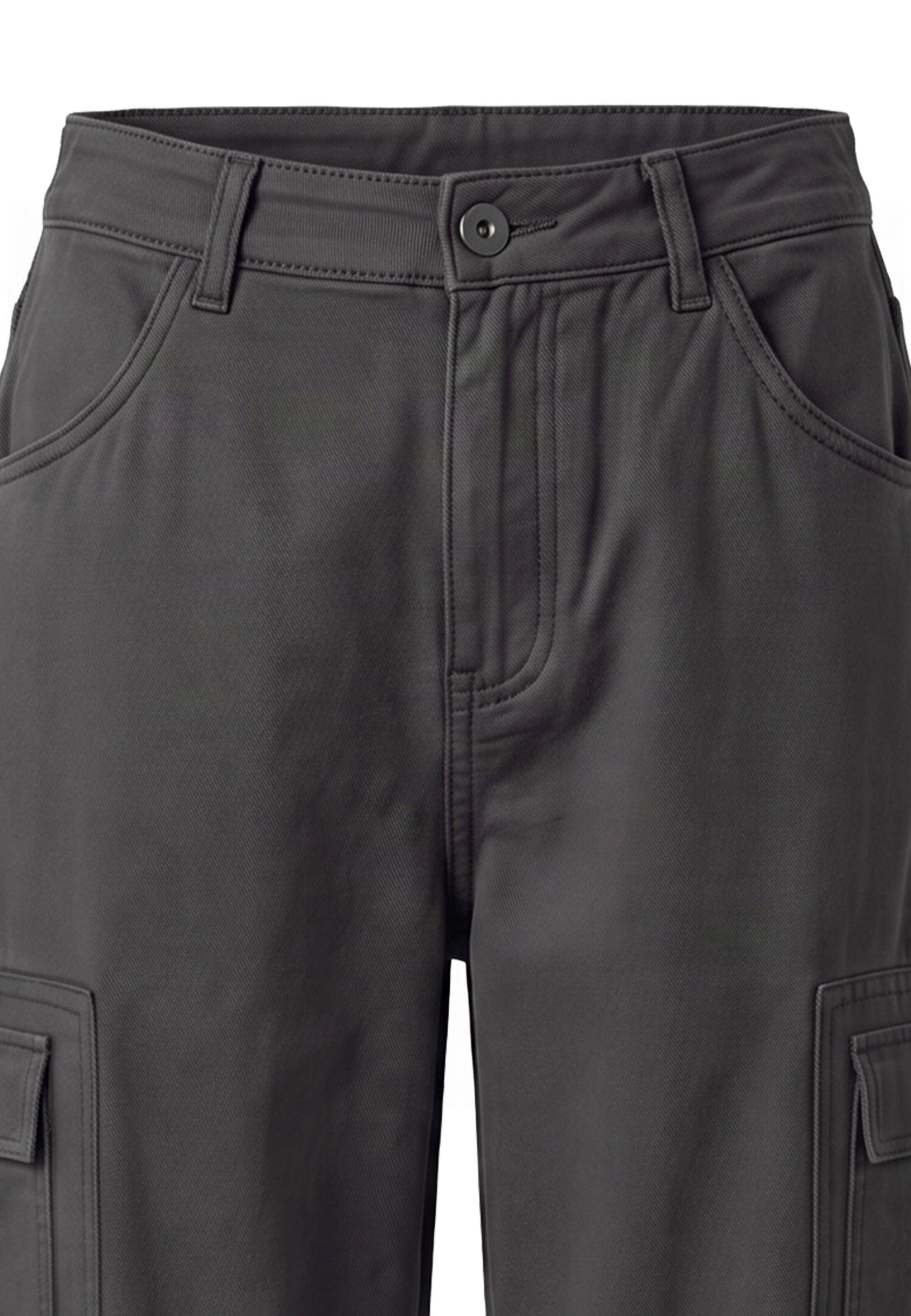 Urban Classics Tapered Cargo trousers in Grey: front