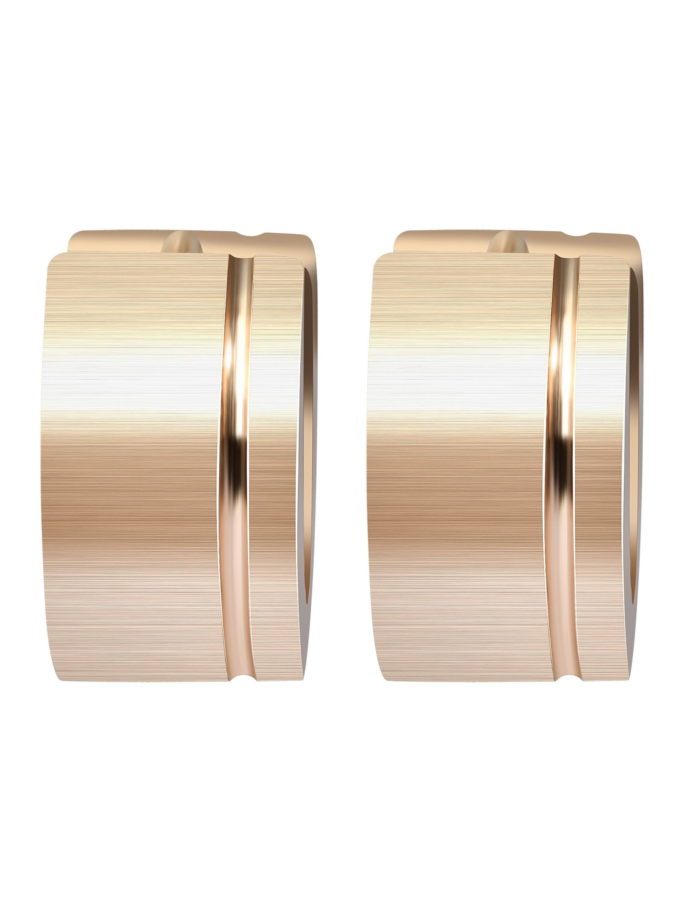 Akzent Ohrringe 'Cydney, langlebig'‌‌‌‌‌‌‌‌ in Gold: Vorderseite