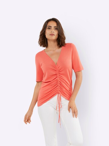 Pull-over heine en orange