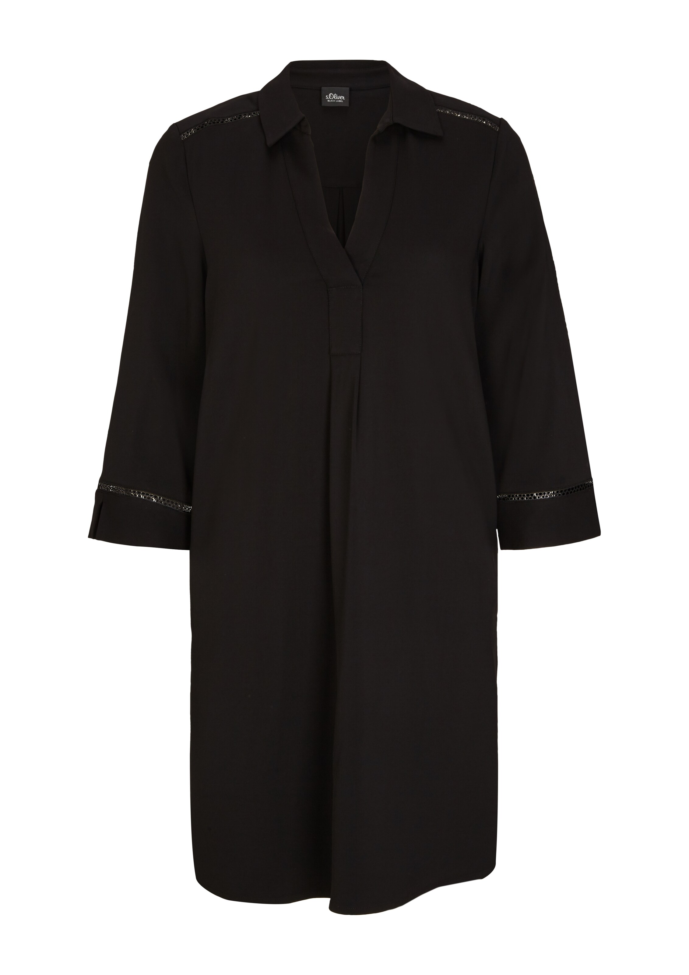 s.Oliver BLACK LABEL Kleid in schwarz
