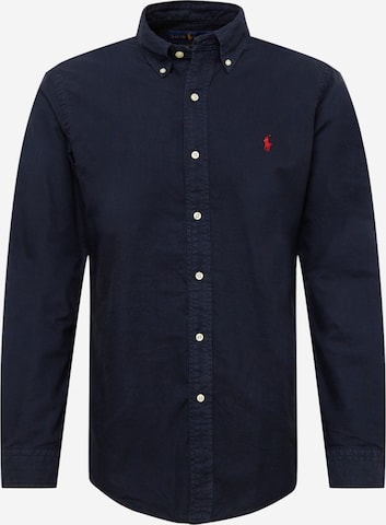 Polo Ralph Lauren - Ajuste regular Camisa en azul: frente
