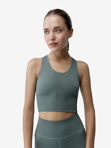 Born Living Yoga Sporttop 'Mandira' in Groen: voorkant