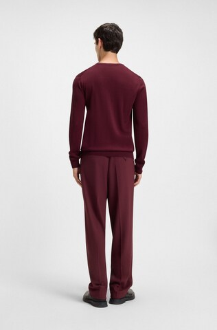 HUGO Sweater 'San Cedric' in Red