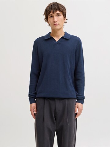 Pull-over 'JPRBLURiley' JACK & JONES en bleu : devant