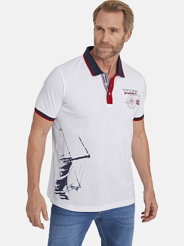 T-Shirt ' Dilan ' Jan Vanderstorm en blanc : devant