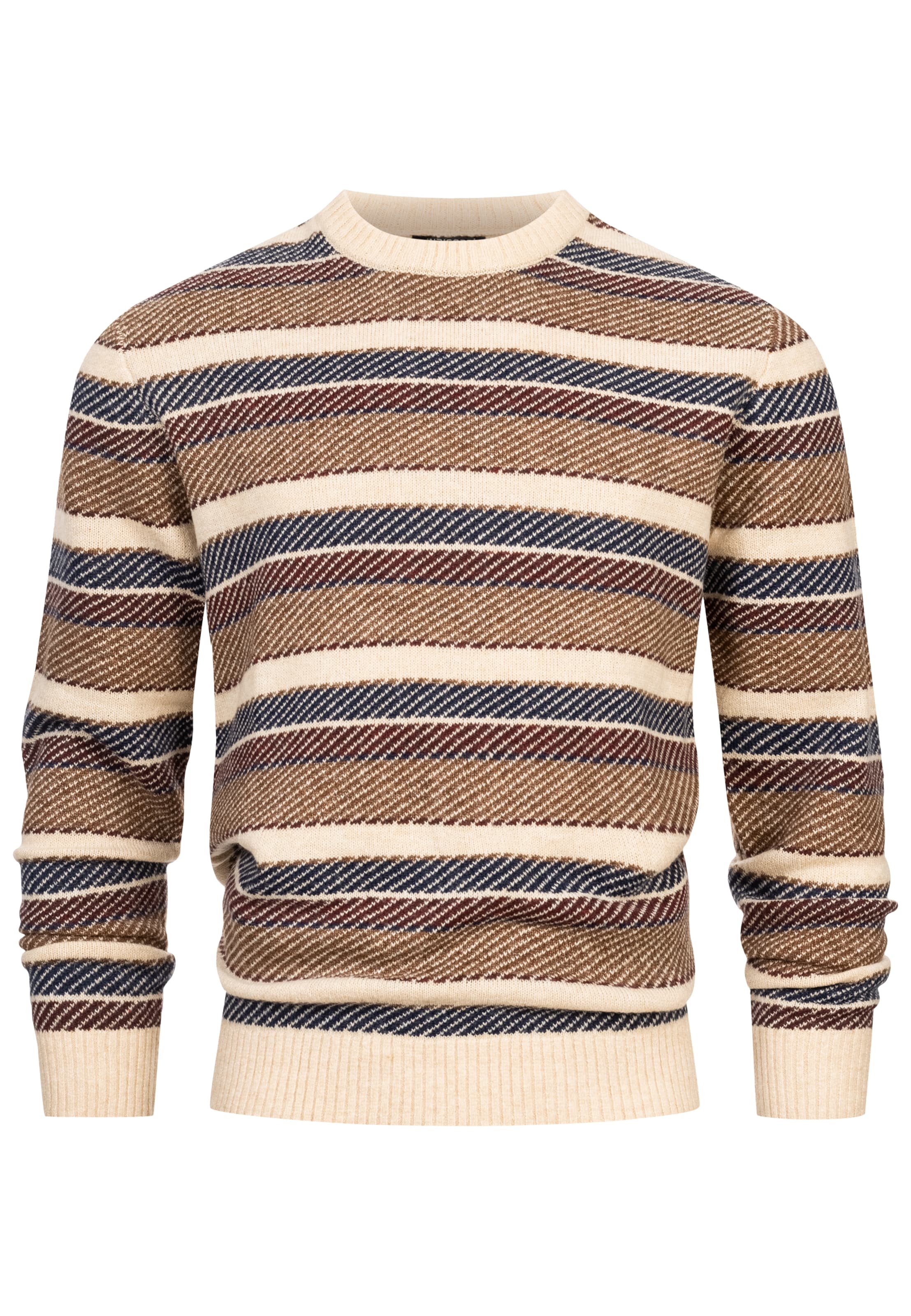 Pull-over 'INAxton' INDICODE JEANS en mélange de couleurs : devant