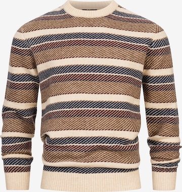 Pull-over 'INAxton' INDICODE JEANS en mélange de couleurs : devant