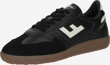 Baskets basses 'Burela' Flamingos Life en noir : devant