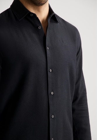 Coupe regular Chemise 'Alvin' Dstrezzed en noir