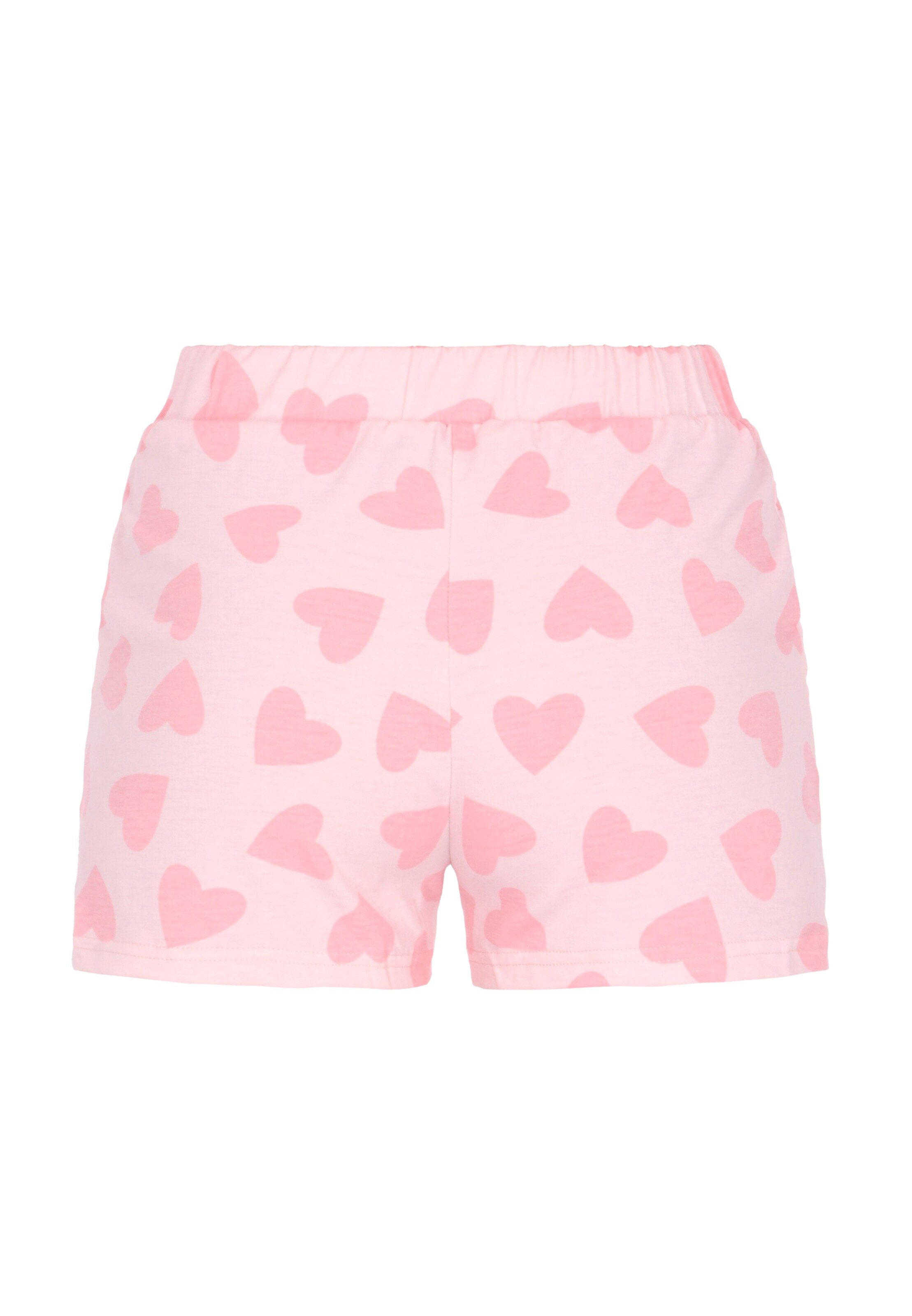 swirly Short Pajama Set in Pink