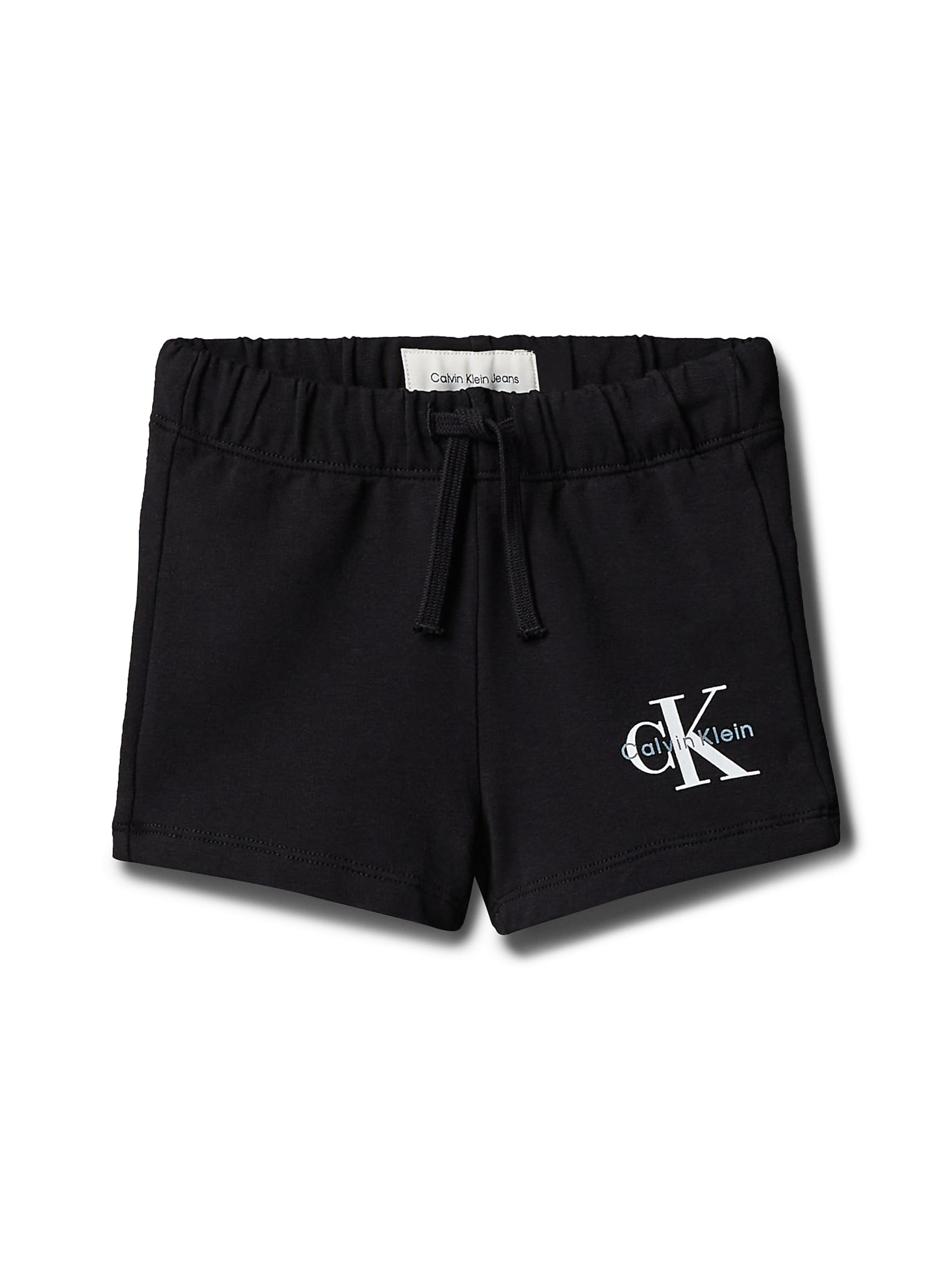 Regular Pantalon 'Baby' Calvin Klein Jeans en noir : devant