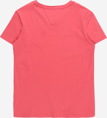 TOMMY HILFIGER regular Bluser & t-shirts 'ESSENTIAL' i pink
