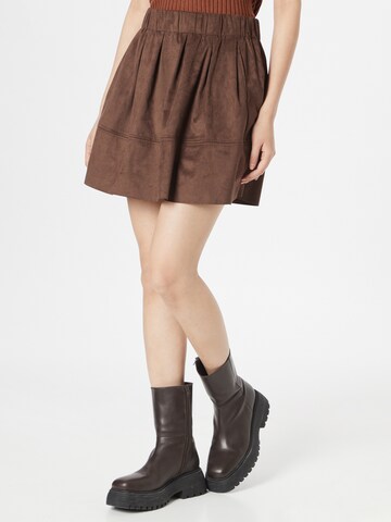 minimum Skirt 'Kia' in Brown: front