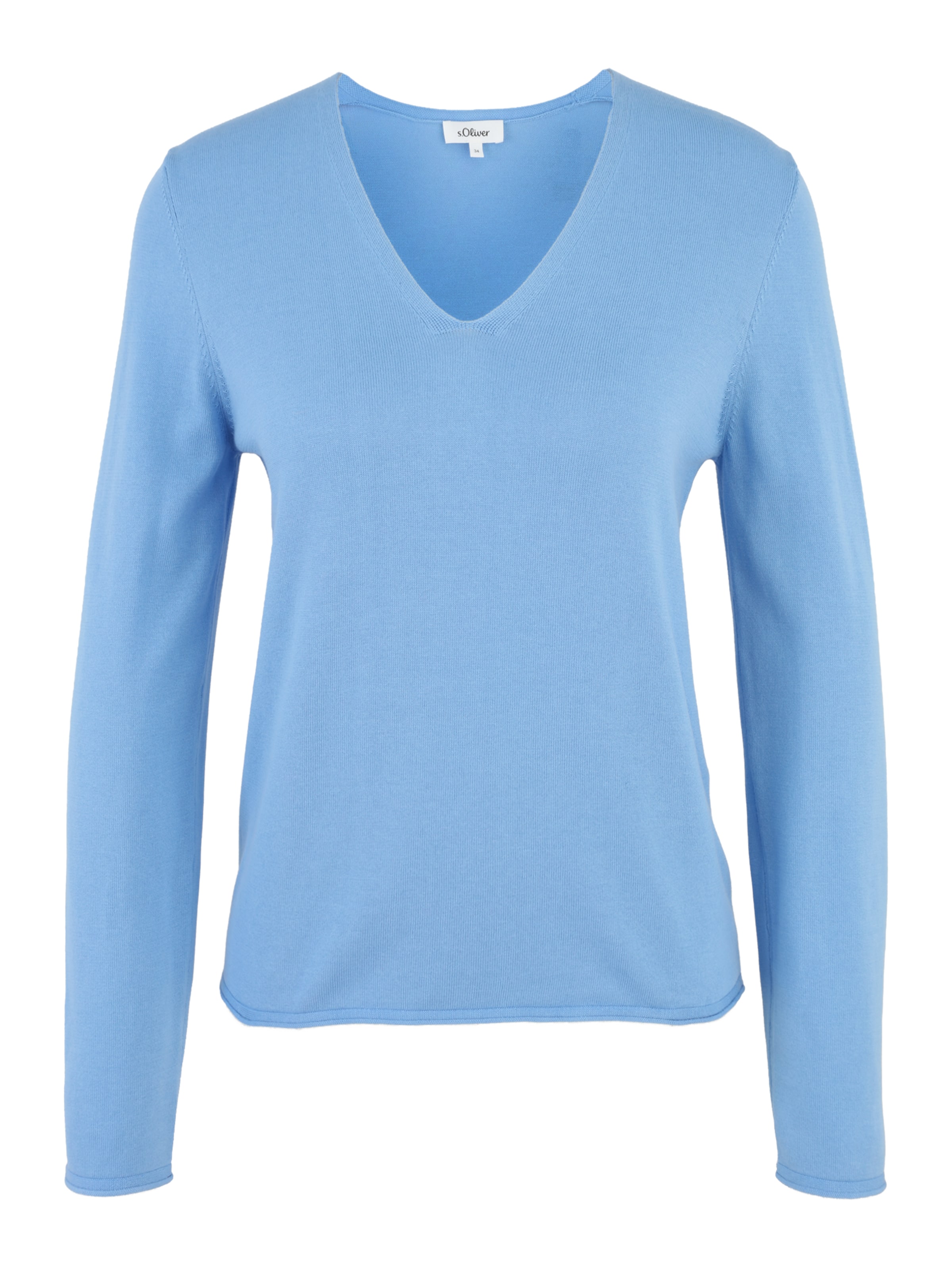 Pulover de la s.Oliver pe albastru: față