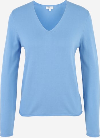 Pulover de la s.Oliver pe albastru: față