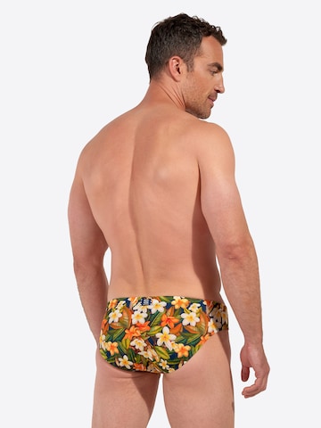 HOM Badehose ' Swim Mini Briefs Etna ' in Grün