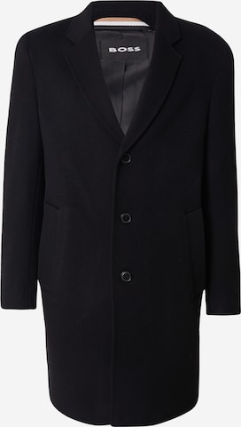 Cappotto di mezza stagione 'Hyde' di BOSS in nero: frontale