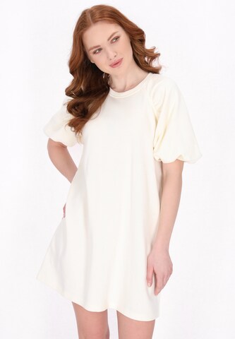 DreiMaster Vintage - Vestido em branco: frente