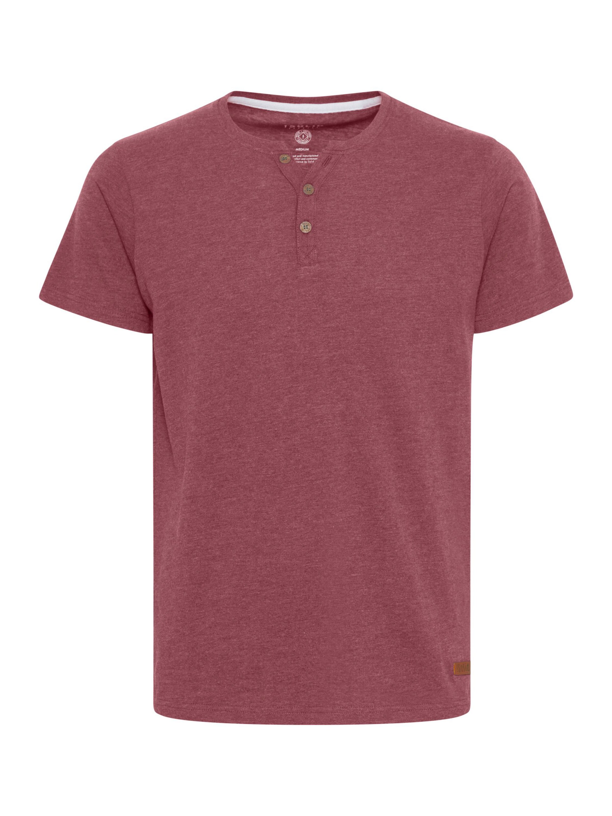 Maglietta 'Volker' di !Solid in rosso: frontale