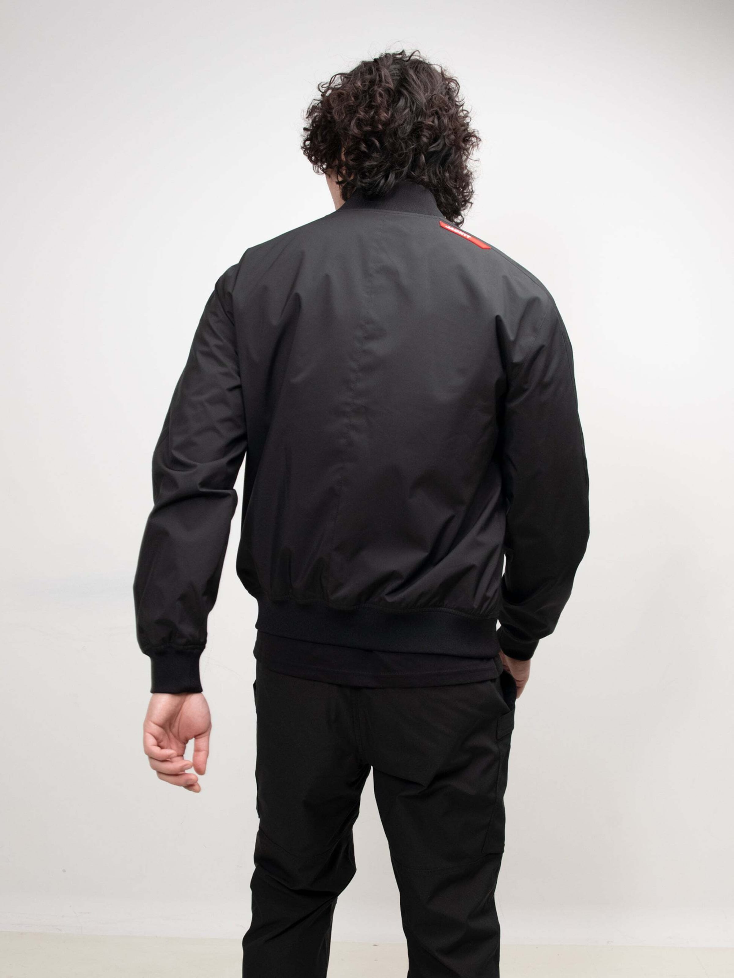 JACK1T Outdoorjas ' Oberon Tech Bomber ' in Zwart