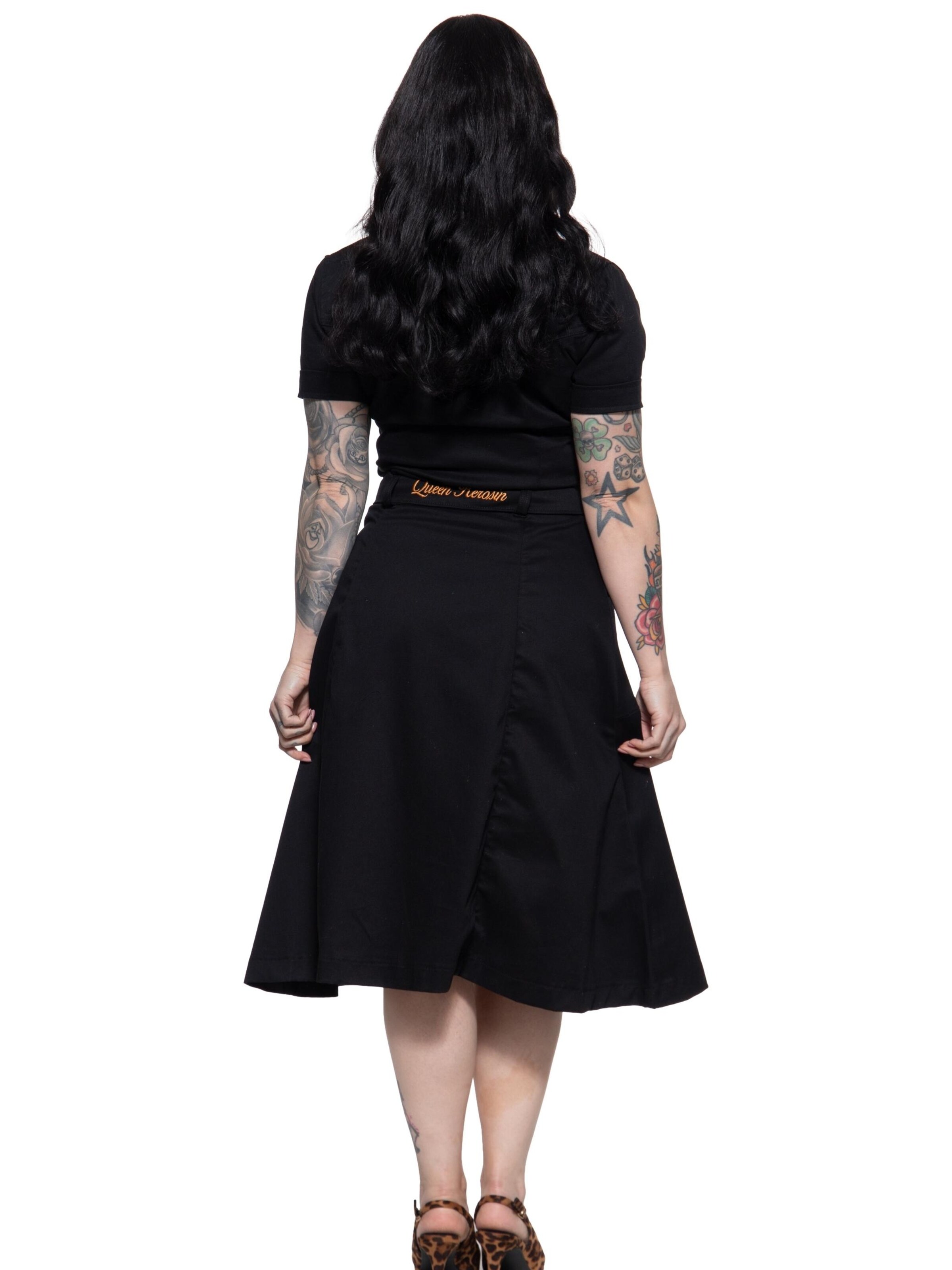 Queen Kerosin Kleid‌‌‌‌ in Schwarz