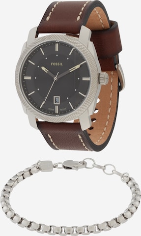 FOSSILAnalogni sat 'MACHINE' - smeđa boja: prednji dio