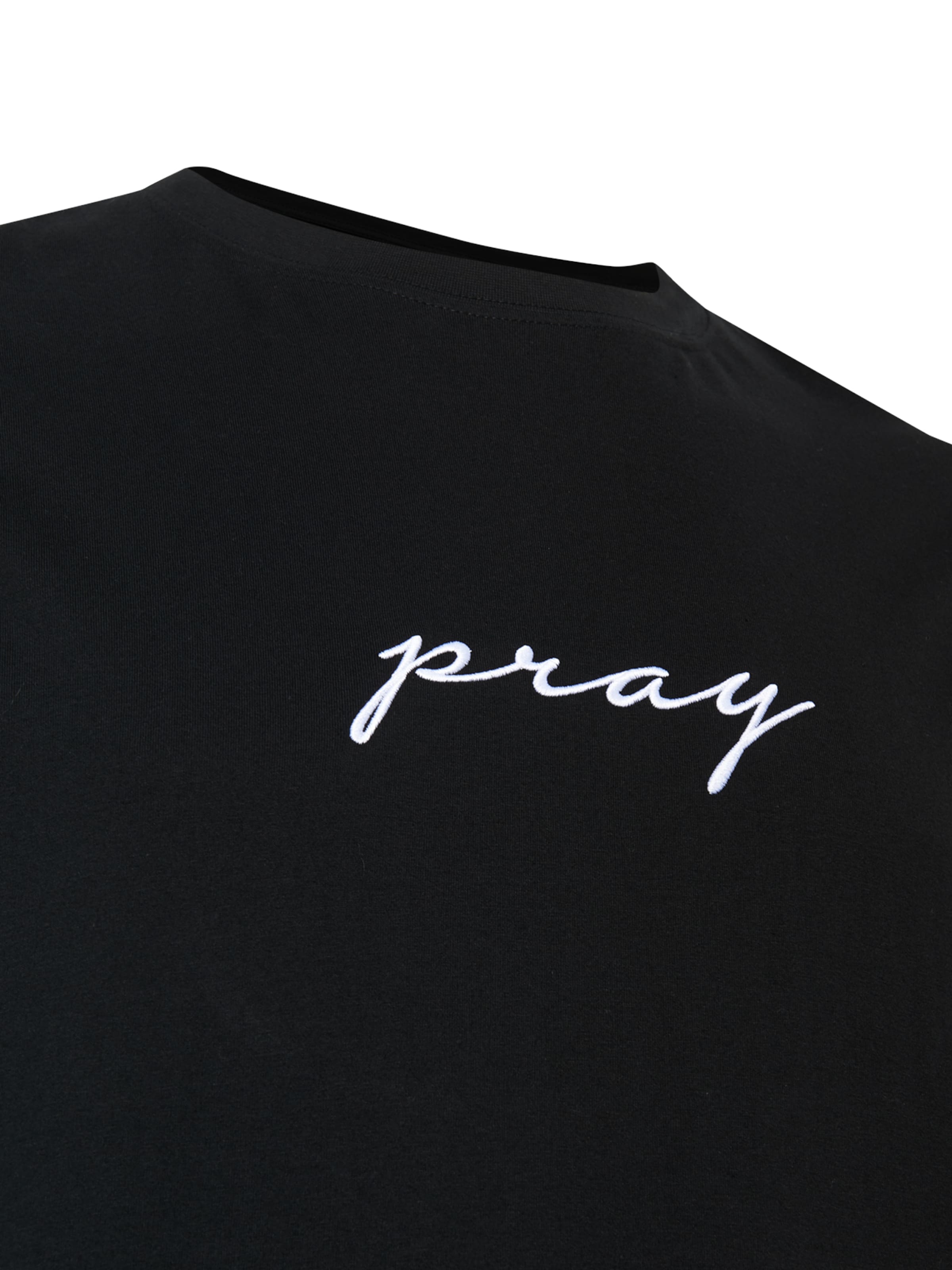 Maglietta 'Pray' di Mister Tee in nero